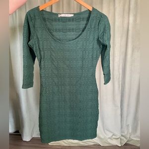 Max Studio green body con dress